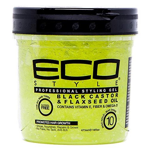 Eco Styler Styling Gel Black Castor & Flaxseed Oil (Pack of 2)