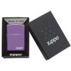 Zippo Lighter - Personalized Custom Message Engrave on Classic with Zippo Logo Windproof Lighter (Abyss 24747ZL)