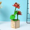 BENNAMA 3D Wooden Puzzles Gardening Series Lotus Model Building DIY Science Kit Birthday for Adults & Teens to Build Combination