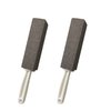 2 Pack Pumice Cleaning Stone with Handle, Toilet Bowl Cleaner Toilet Brush with Non-Slip Long Plastic Handle for Kitchen/Bath/Pool/Household Cleaning