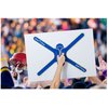 Stik N Grip Poster Board Handle, Full-Size, 6-Pack - Hold Sign with One Hand, Simple & Easy, Stick-On Handle, Foam Boards, Protests, Pickets, Sports, Teams, Rallies, Handheld, Strong, Comfortable