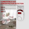 2 Packs Gas Detector & Alarm - Koabbit Plug in Natural Gas Detectors & Propane Gas Detectors for Home,RV & Kitchen, Combustible Gas Leak Detector Monitor for LNG, LPG, Methane.