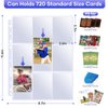 40 Pack 9 Pocket Page Protectors,720 Pockets Double Sided Card Holder Pages for a 3 Ring Binder, Card Protector Sheets Baseball Card Binder,Fit for MTG, TCG, Baseball Standard Cards