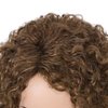 Quantum Love Deep Curly None Lace Front Human Hair Wigs Deep Wave Curly Side Part Wig Short Bob Pixie Cut Brazilian Remy Human Hair Wigs for Women