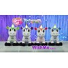 Wish Me Pets - Light Up LED Plush Stuffed Animals - Blue and White Tinks Unicorn with Glowing Horn