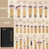 MAANGE Makeup Brushes, 25pcs Makeup Brush Set Premium Synthetic Concealer Blush Foundation Eyeshadow Brush Professional Make up Brushes with Gift Box(Black)