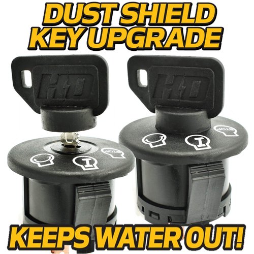 HD Switch Starter Ignition Key Switch Replaces Dixie Chopper LT1800, LT2000, LT2200, LT2300, LT2400, LT2500 - OEM Upgrade W/2 Keys
