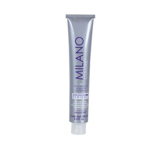 Milano Care Milano Colore – Nourishing Hair Coloring Treatment – Permanent Hair Dye – Hair Color Cream (Peroxide Cream Not Included), 12.00 Extra Platinum Blonde, 100ml/3.4 oz