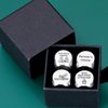 4PCS Date Night Dice Gifts for Boyfriend Girlfriend Valentines Day Gifts for Him Her 11th Anniversary Steel Gifts for Women Men 25th Wedding Anniversary Couple Games Exchange Dice Game Gag Christmas
