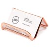 Paper Junkie Rose Gold Desk Organizer Set for Home Office Supplies and Accessories, Includes Mesh Wire Pen, Pencil, Business Card, Note, and Paper Clip Holders