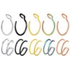 Velcare Nose Rings Hoops Nose Piercings Hoop Nose Ring Lip Rings Nose Cuffs Nose Rings for Women Men Nose Hoops Double Hoop Nose Ring, Stainless Steel, no gemstone