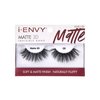 i-Envy 3 Pairs False Eyelashes Matte 3D Collection, Invisible Band, Soft & Matte Finish