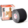 RockTape H2O 2-Inch Highly Water-Resistant Kinesiology Tape , Black, 2" x 16.4'