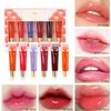 YOUNG VISION Thermosensitive Color-Changing Lip Gloss Set - 6 Colors: Orange, Strawberry, Mint, Cherry, Candy, Vanilla - Hydrating Lip Oil & Plumping Lip Gloss Kit - Christmas Gift for Girls/Women