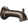 Moen 3857ORB Replacement 7.25-Inch Tub Diverter Spout 1/2-Inch Slip Fit Connection, Oil Rubbed Bronze, 0.5