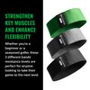 GolfForever Mini Bands Proven by Golfer Scottie Scheffler | Golf Training Premium Fitness Bands | Premium Golf Training Aid to Improve Strength Flexibility & Swing Posture | 3 Resistance Levels | 3pcs