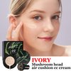 CAHIUYOA Mushroom Head Air Cushion CC Cream BB Cream Mushroom Head Foundation Full Coverage Foundation Makeup Long Lasting Moisturize Matte Concealer - 01 LIvory