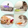 SCHITEC Catnip Toys, [8 PCS] Soft Plush Cat Nip Chew Toy for Indoor Cats, Interactive Kitten Pillow Kitty Teething Toy
