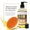 Cellulite Massage Oil, Coffee Scrub, Massager & Glove - Arabica Coffee Body & Face Scrub Exfoliating Glove & Mitt (8.8 oz)