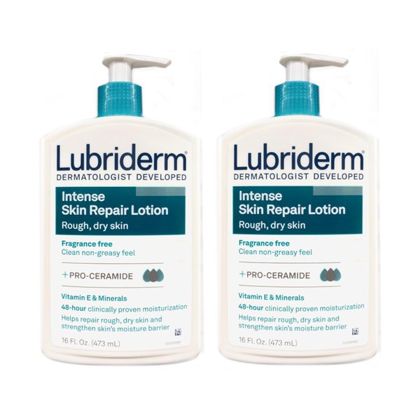 Lubriderm Intense Skin Repair Body Lotion,16 Fl Oz (Pack of 2)