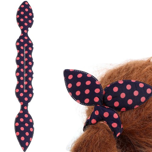 Beavorty Hair Ponytail Bun Maker Rabbit Ears Donut Hair Styling Tool (1 Count, As Shown, for female, curly, straight hair, suitable for daily life, wedding, party and so on)