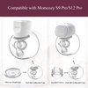 6pc Upgrade Duckbill Valve and 4pc Silicone Diaphragm Compatible with Momcozy S12 Pro/S9 Pro Hands-Free Breast Pump Wearable,Breast Pump Replacement Accessories,for Momcozy/TSRETE Breastpump Parts