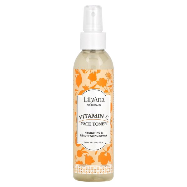 LilyAna Naturals Vitamin C Toner - Toner for Face - Facial Toner and Pore Minimizer for Women and Men - 6oz
