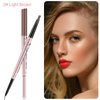 TurritopsisD Eyebrow Pencil, Brow Pen Dual-ends Thick & Fine Tip Retractable Waterproof Long-lasting Natural Eye Brows Makeup with Eyebrow Trimmer (Light Brown)