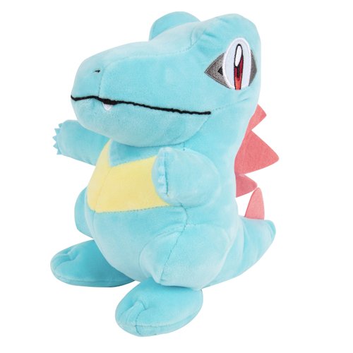 Pokémon 8" Totodile Plush - Officially Licensed - Gold and Silver Starter - Authentic Soft Stuffed Animal Toy Figure - Valentine's Day & Easter Basket Stuffer Gift for Kids, Boys, Girls - 2+