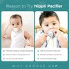 Nippii Freezable Orthodontic Pacifier for Teething - Orthodontic Design Teething Pacifier for Baby Teething Relief - Medical Grade Silicone Pacifier