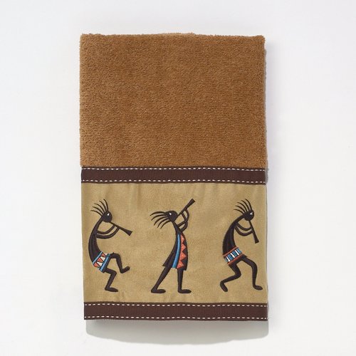 Avanti Linens 17732NUT Kokopelli Hand Towel, Nutmeg 30.00" x 16.00"