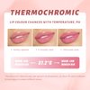 Jolilab Spankling Lipstick Color Changing Lip Gloss, Long Lasting Moisturizer Lip Balm Magic PH Temperature Color Changing Warming Lipstick Tinted for Women Girls,Non-sticky(2, 02#+03#)