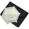 RIVERWELD Hexagonal Wet Film Comb Thickness Gauge Card 25-3000 um Measurement Thickness for Paint and Coating