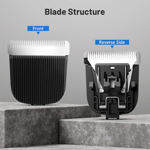 ManWills Ceramic Replacement Blade for MANWILLS Body Trimmer for Men, Hygienic Snap-In Trimmer Replacement Head, 1 Pack