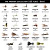 Ventures Fly Co. | 122 Premium Hand Tied Fly Fishing Flies Assortment | Two Fly Boxes Included | Dry, Wet, Nymphs, Streamers, Wooly Buggers, Terrestrials | Trout, Bass Lure Set, Kit, Gift
