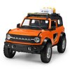 Toy Cars Ford Bronco 1:24 Diecast, Bronco Trucks Pull Back Car Toy, for Bronco Car Lovers Collection, Orange