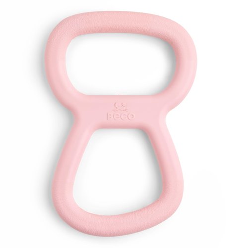 Beco Natural Rubber Tough Tugger Dog Toy for Interactive Play, Pink
