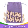JUXINGDAZYF Baby Jesus Figurine 1.5'' King 72Pack Cake Figure with Gift Bag Resin Mini Jesus Figures Figurines Party Cake Toppers Decorations Religious Gifts