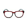 EYE ZOOM Reading Glasses Women Stylish Plastic Readers, Wine Red, 1.50