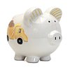 Child to Cherish Ceramic Piggy Bank for Boys, Digger Dump Truck