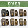 Herbishh Hair Color Shampoo 10 Sachet +1 Argan Hair Mask Pouch | 3 in 1 Hair Dye | PPD Free | Easy to Use | Gray Coverage | Travel Size | Available in 6 Colors | (Golden Brown)