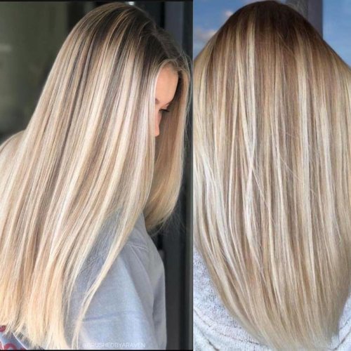 QDBOWIN Highlight Brown Lace Front Wig Straight Glueless Ombre Brown Mixed Blonde 13x4 Synthetic ...