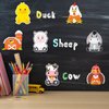 Farm Animal Fridge Magnets for Toddlers,Refrigerator Magnets for Kids Full Back Magnetic Kids Educational Toys Baby Magnets Gift for Fridge Whiteboard Cute Animals Cartoon Magnets