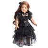Sweet Dolly 18 Inch Doll Clothes Black Party Dress Costume Doll Accessories for 18 Inch Dolls (Doll NOT Included)