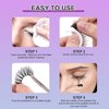 Wffenhefragrance Artificial Mink Eyelashes - Fluffy Wispy Lashes 5 Pairs | Natural Look False Eyelashes Extensions| Easy to Apply | Reusable Strip Lashes | 7-13-14mm