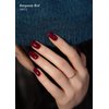 AutyaMee Semi Cured Gel Nail Strips (Burgundy Red)-20 PCS Gel Nail Stickers | Gel Nail Wraps | UV Light Required, Salon Quality & Easy to Use