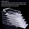 OLACHIKKO Lash Organizers and Storage, Small 5-Layer Lash Trays for Lash Extensions,Transparent lash tray Organizer, Eyelash Storage Box.