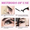 AddFavor Cat Eye Lashes False Eyelashes Natural Look Wispy Fluffy Clear Lash Band Fake Eyelashes 7 Pairs Pack 3D Winged End Eye Elongated Strip Lashes