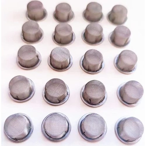 20 Pack Stainless Steel Pipe Screens 1/2 inch Metal Bowl Screen for Pipes