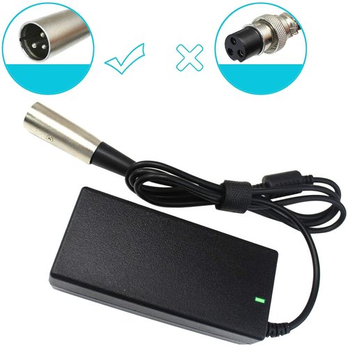 24V 2A Electronic Scooter Battery Charger for Go-Go Elite Traveller SC40E/SC44E, Jazzy Power Chair,Schwinn S300 S350 S400 S500 S650,Pride Hoveround Mobility,Ezip 400 500 650 750 900 Mountain Trailz